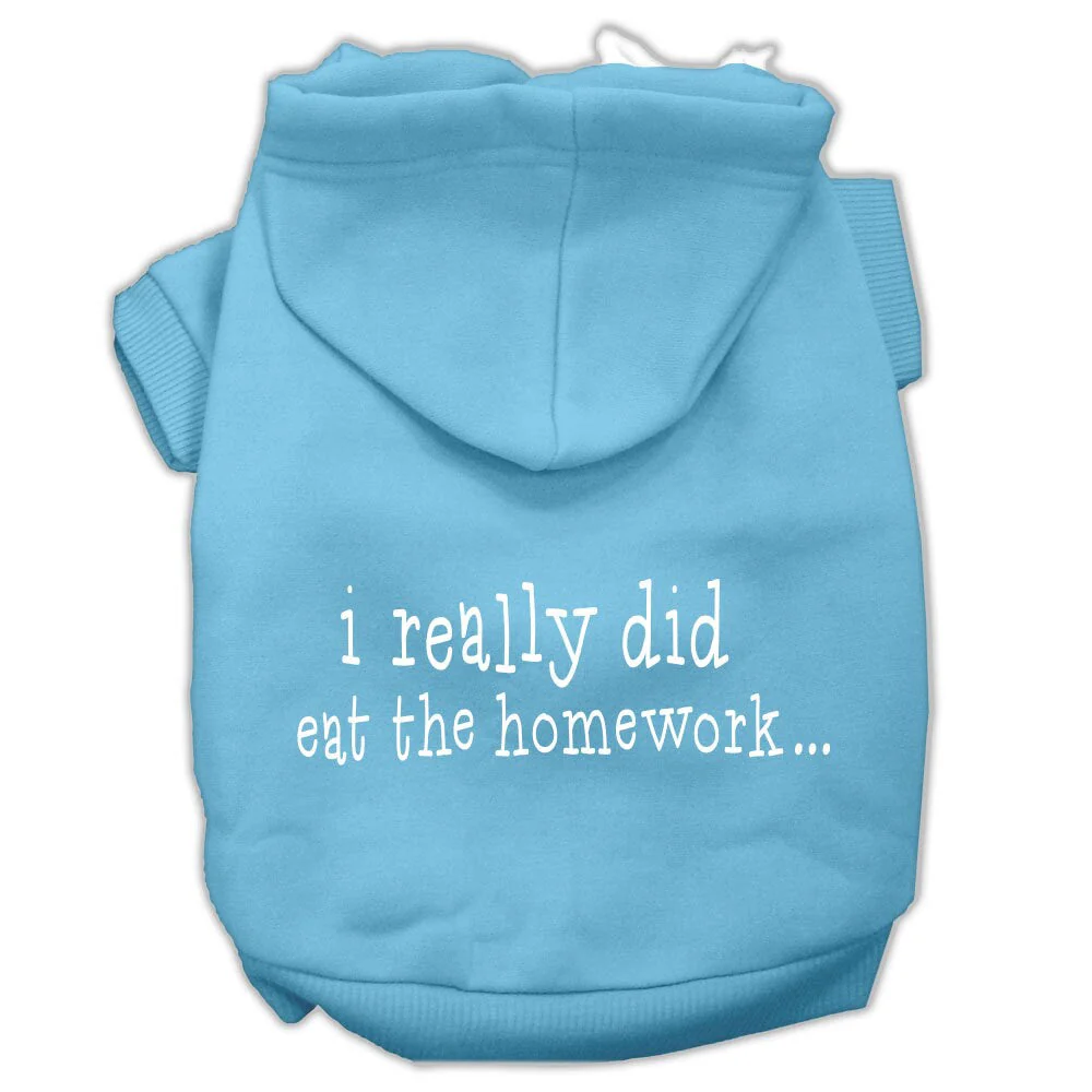 Pet Hoodie "I Really Did Eat The Homework" - Image 7