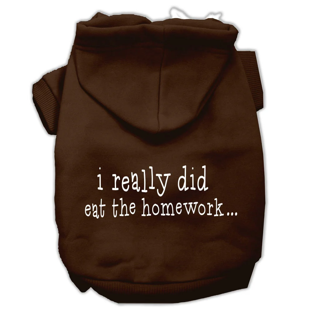 Pet Hoodie "I Really Did Eat The Homework" - Image 9