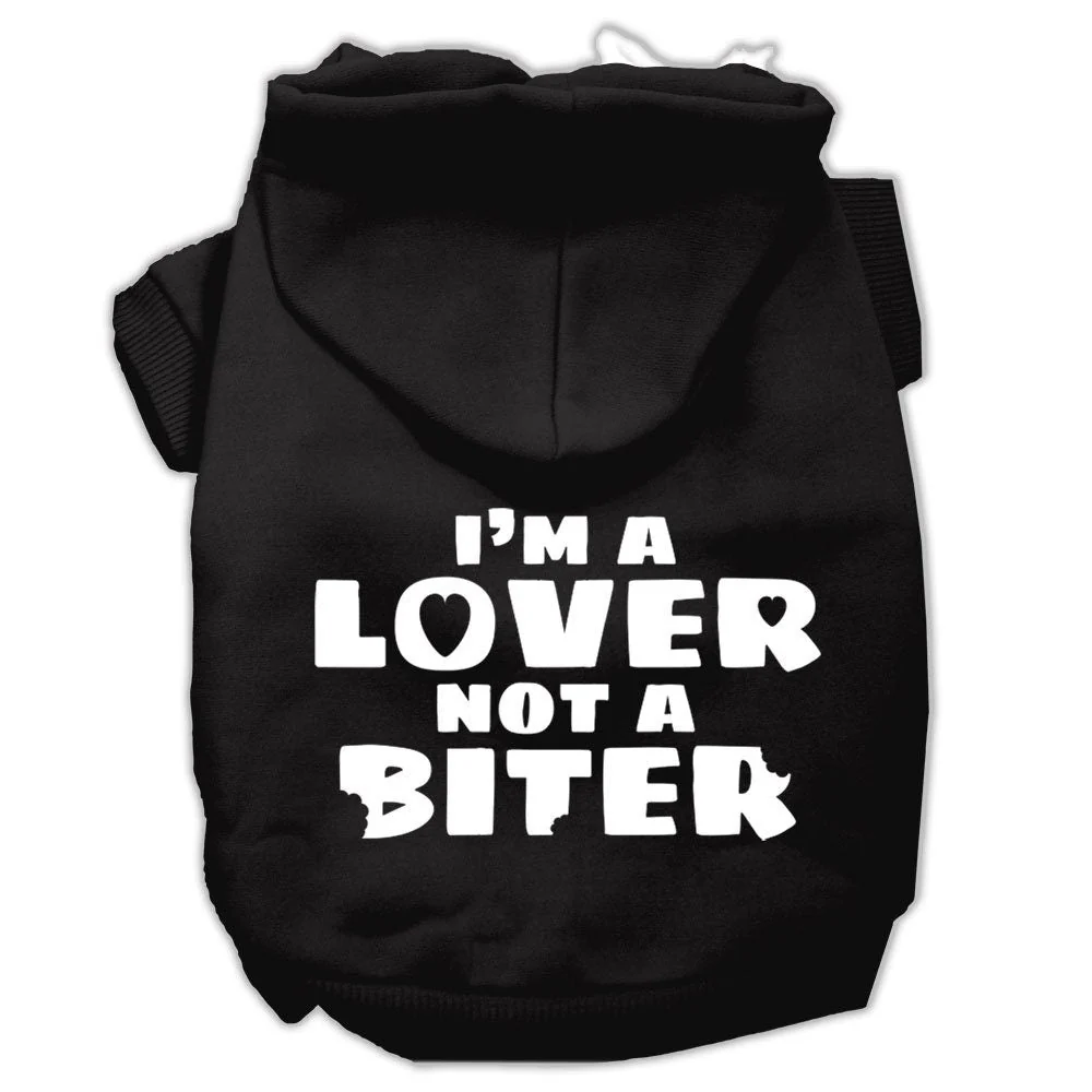 Pet Hoodie "I'm A Lover, Not A Biter" - Image 3