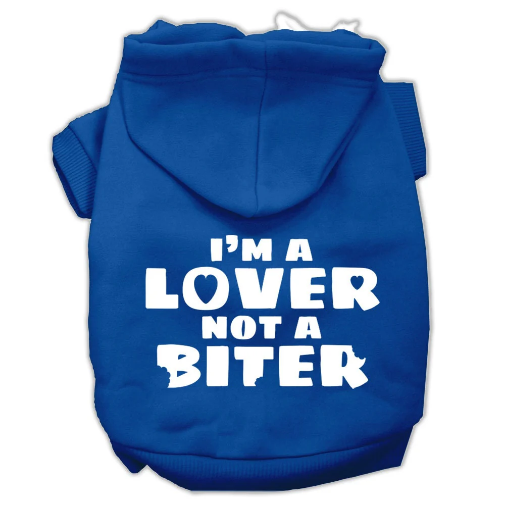 Pet Hoodie "I'm A Lover, Not A Biter" - Image 4