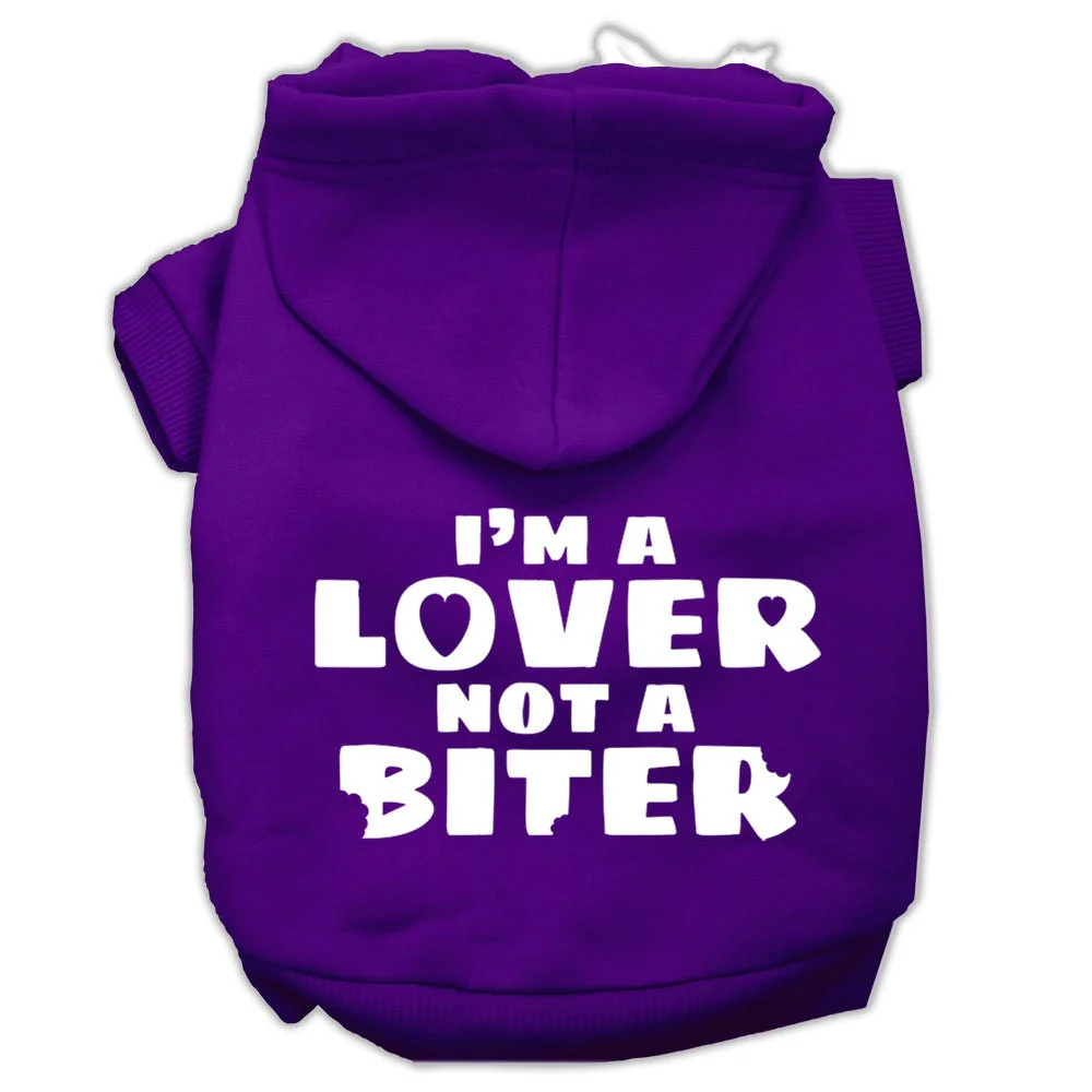 Pet Hoodie "I'm A Lover, Not A Biter" - Image 7