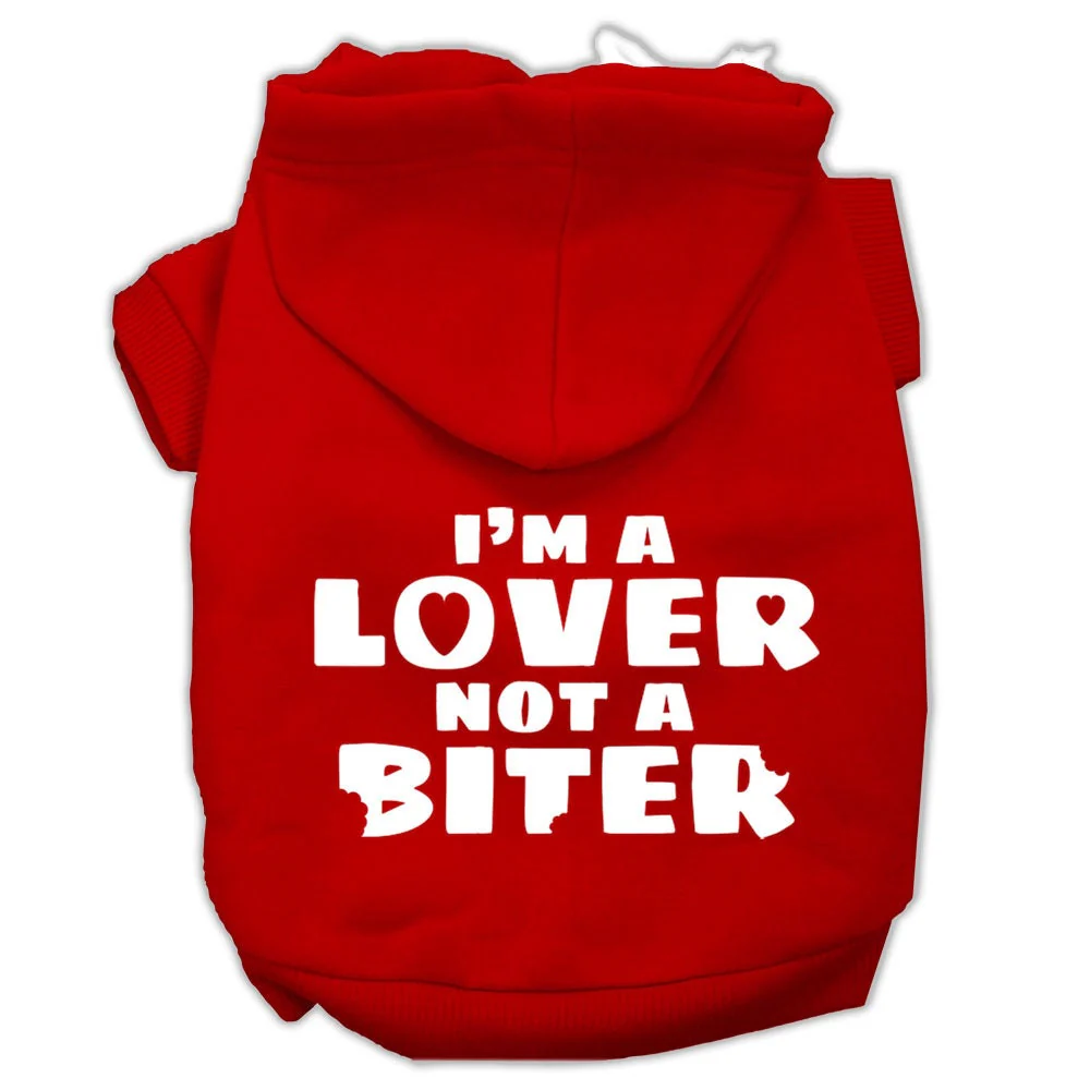 Pet Hoodie "I'm A Lover, Not A Biter" - Image 8