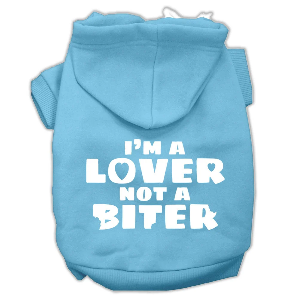 Pet Hoodie "I'm A Lover, Not A Biter" - Image 9