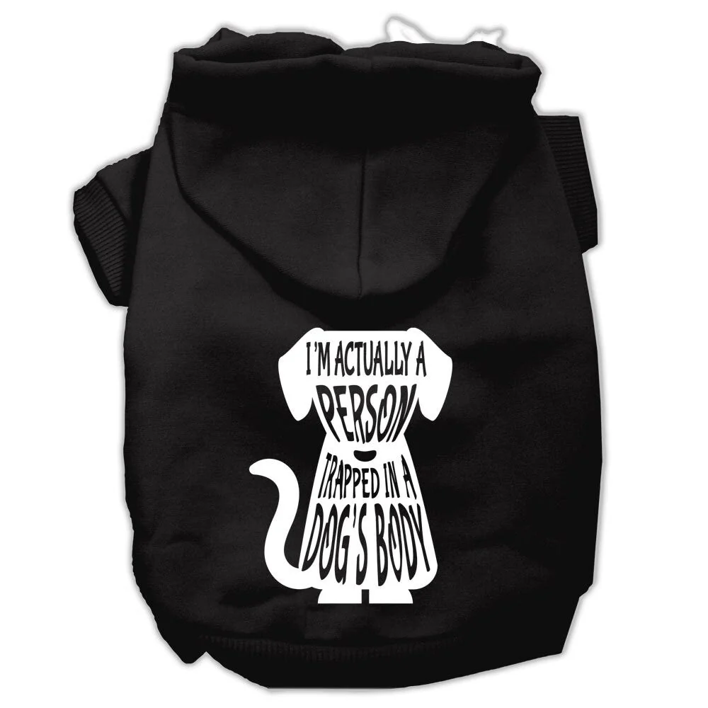 Pet Hoodie "I'm Actually A Person Trapped In A Dog's Body" - Image 3