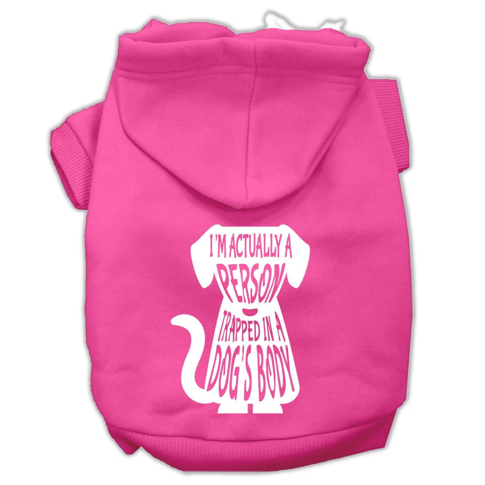 Pet Hoodie "I'm Actually A Person Trapped In A Dog's Body" - Image 5