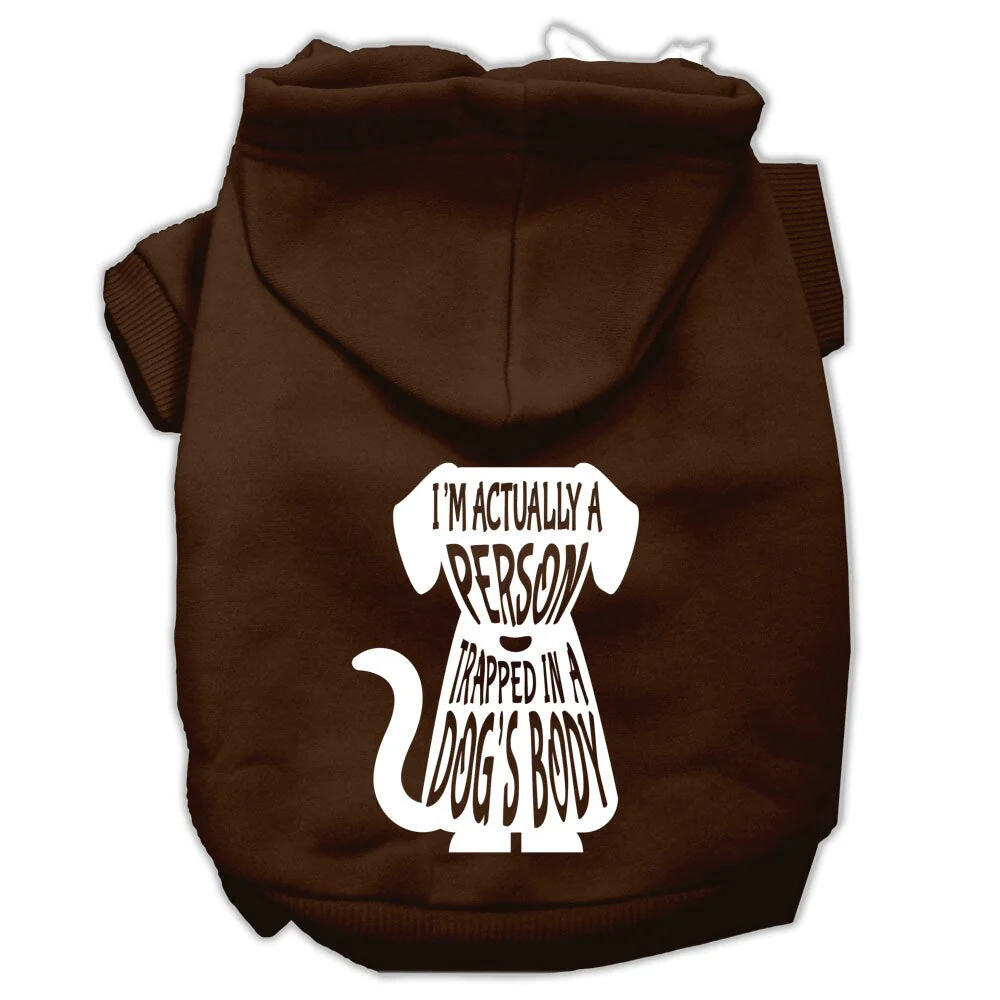 Pet Hoodie "I'm Actually A Person Trapped In A Dog's Body" - Image 6