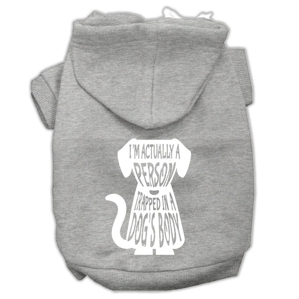 Pet Hoodie "I'm Actually A Person Trapped In A Dog's Body" - Image 7