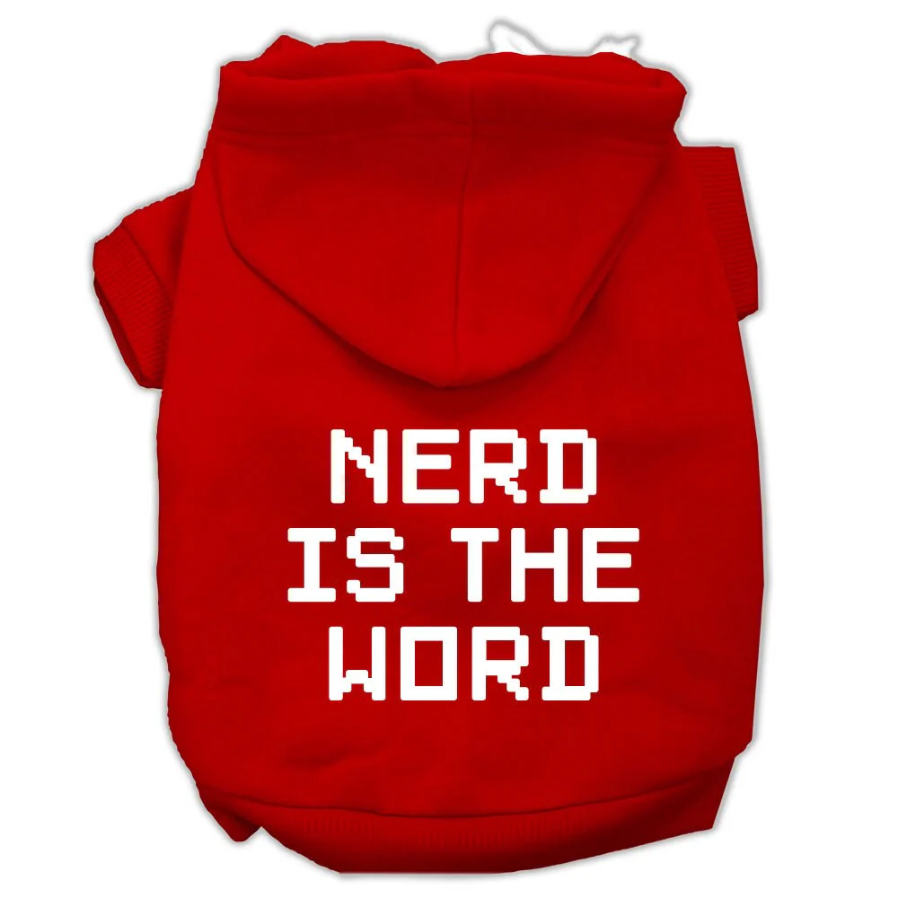 Pet Hoodie "Nerd Is The Word" - Image 10