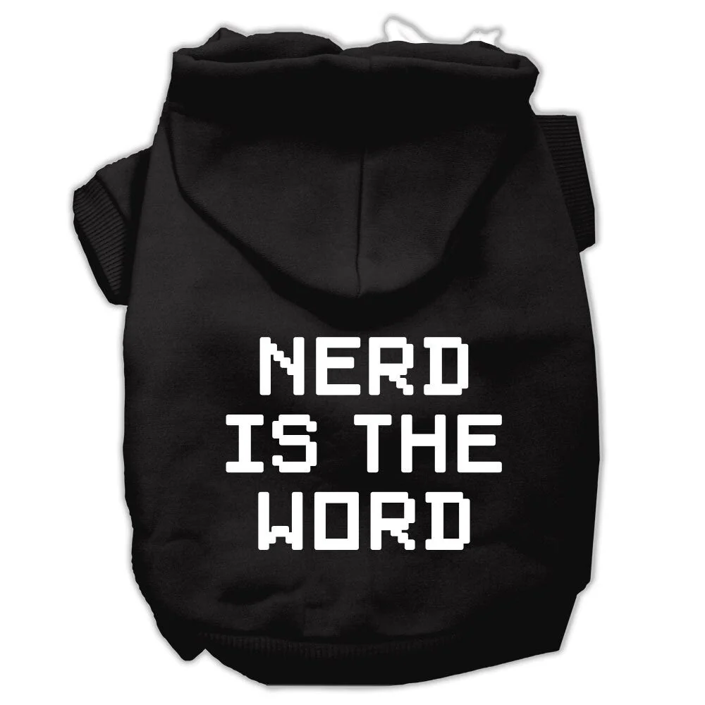 Pet Hoodie "Nerd Is The Word" - Image 3
