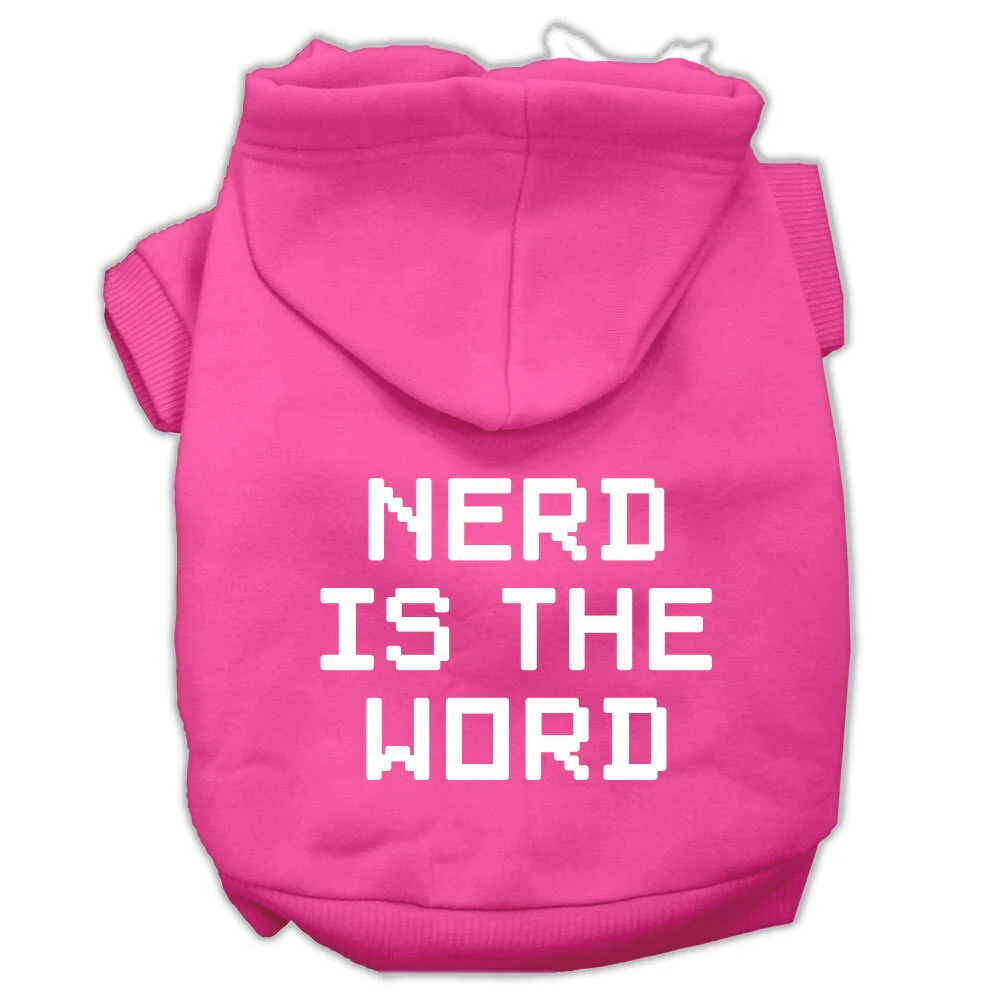 Pet Hoodie "Nerd Is The Word" - Image 5