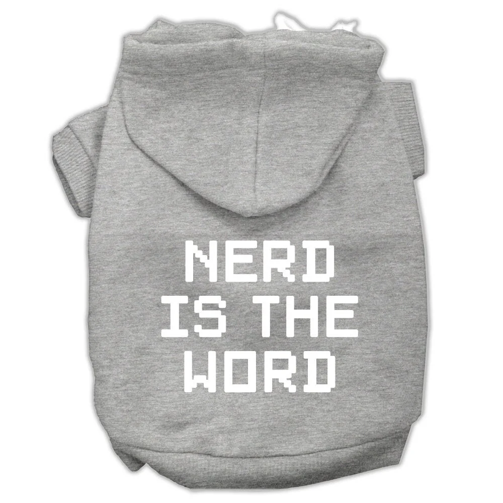 Pet Hoodie "Nerd Is The Word" - Image 6