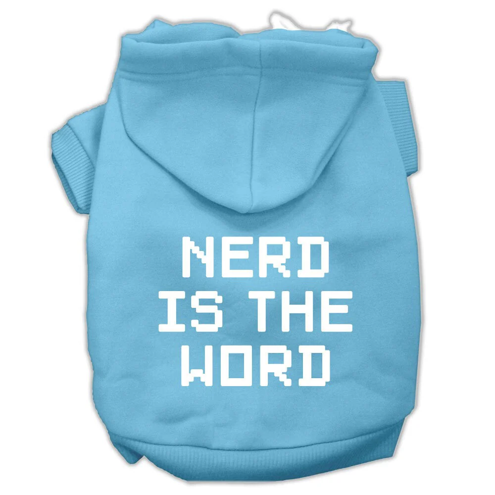 Pet Hoodie "Nerd Is The Word" - Image 8