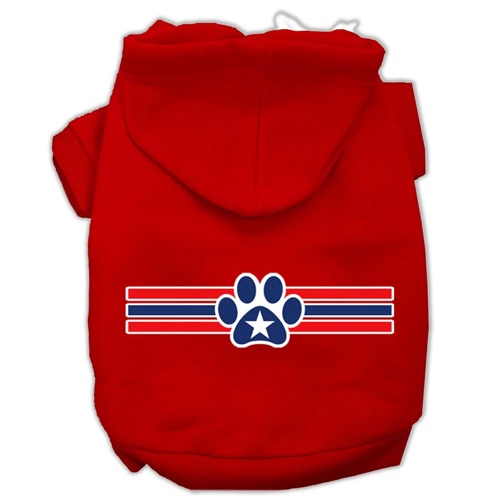 Pet Hoodie "Patriotic Star Paw" - Image 3