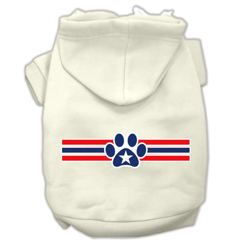 Pet Hoodie "Patriotic Star Paw" - Image 4