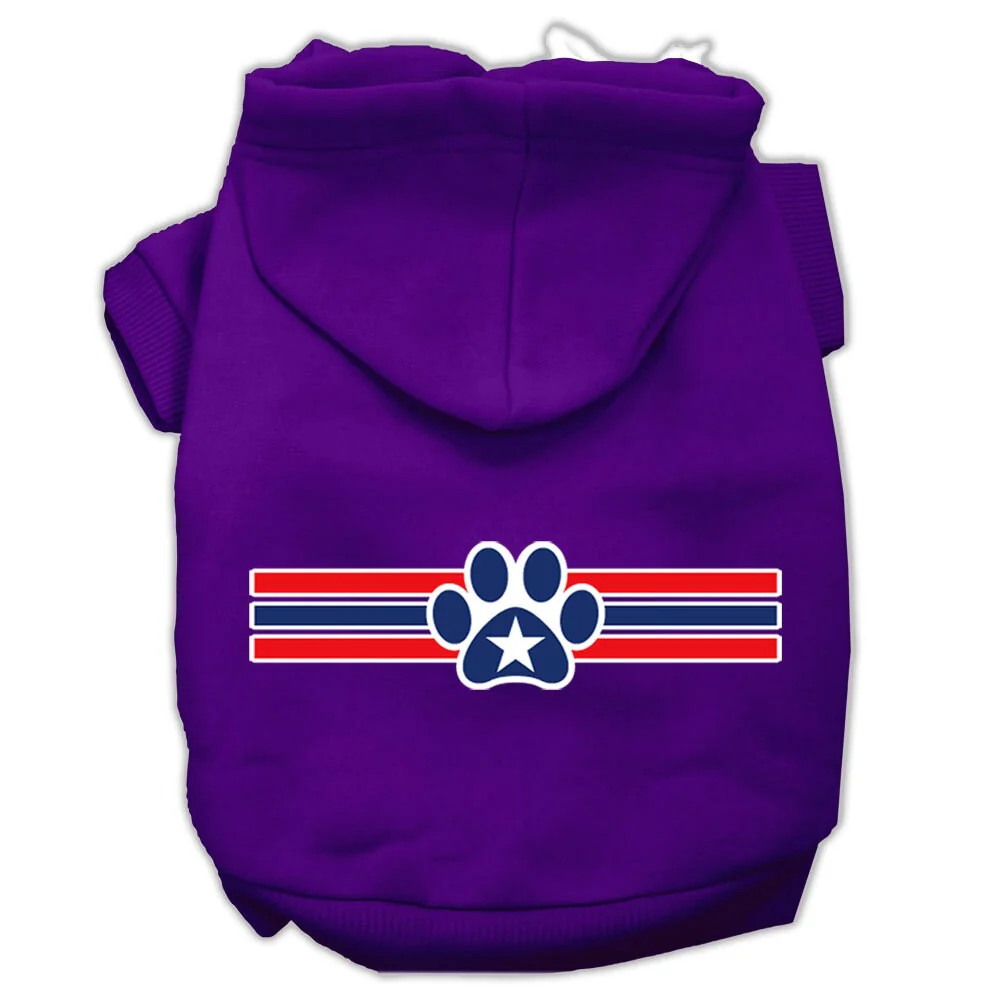 Pet Hoodie "Patriotic Star Paw" - Image 9