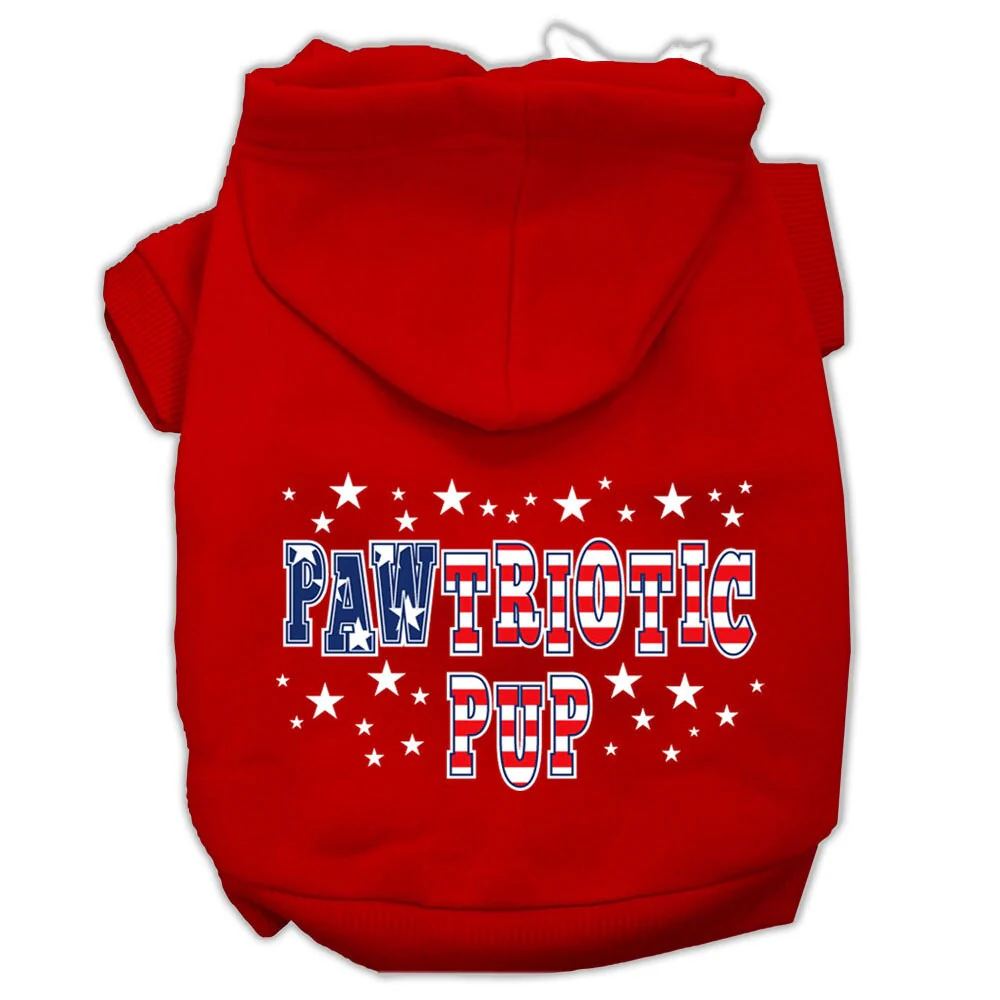 Pet Hoodie "Pawtriotic Pup" - Image 3