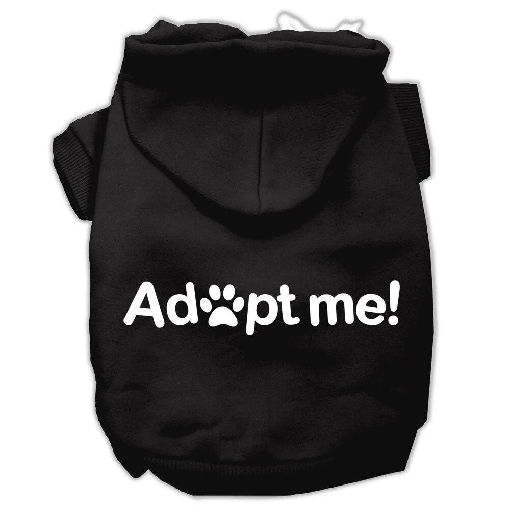 Pet Hoodie Screen Print "Adopt Me" - Image 3