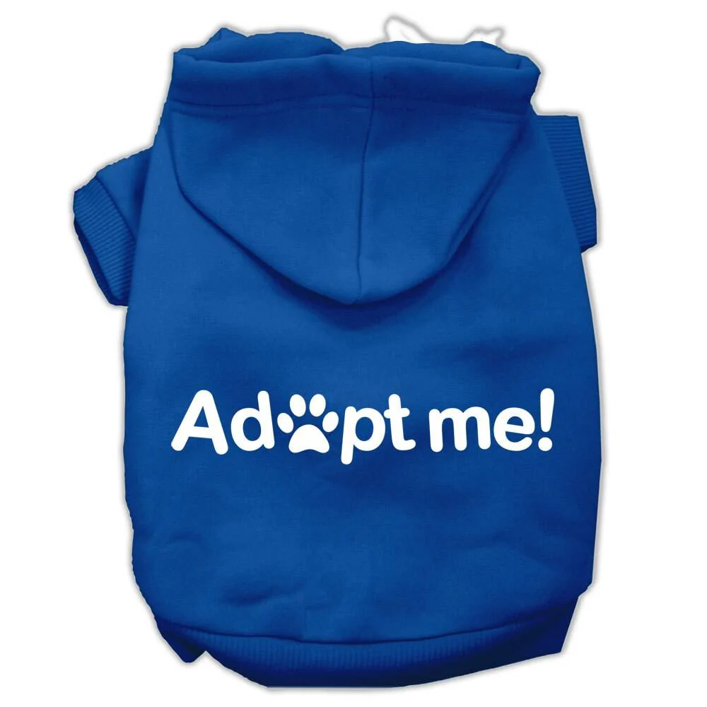 Pet Hoodie Screen Print "Adopt Me" - Image 4