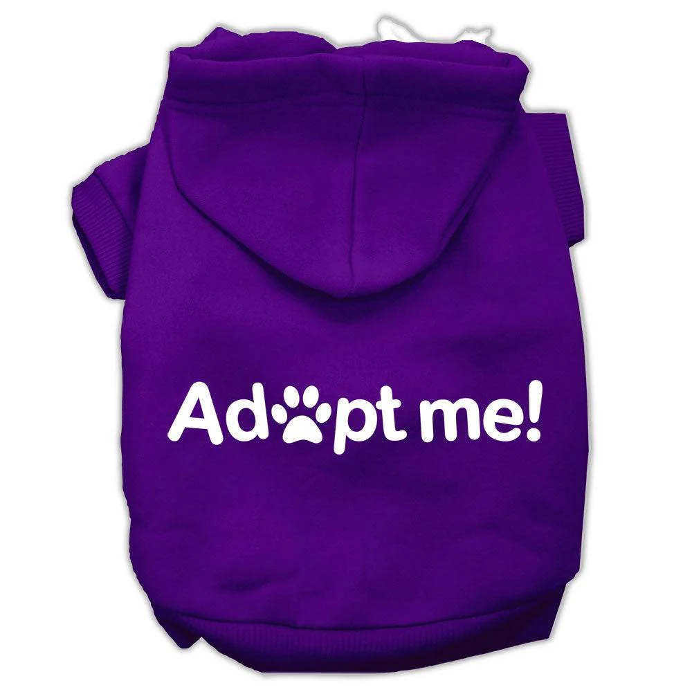 Pet Hoodie Screen Print "Adopt Me" - Image 9