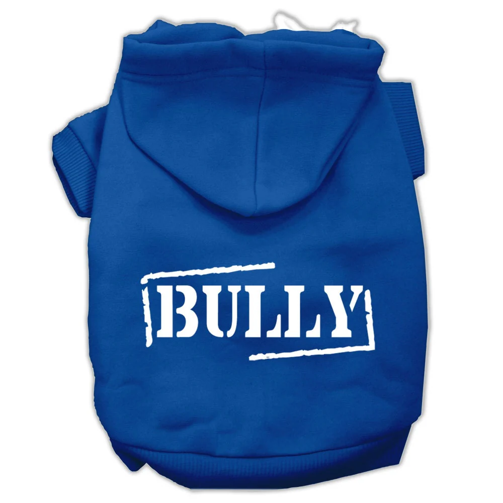 Pet Hoodie Screen Printed, "Bully" - Image 4