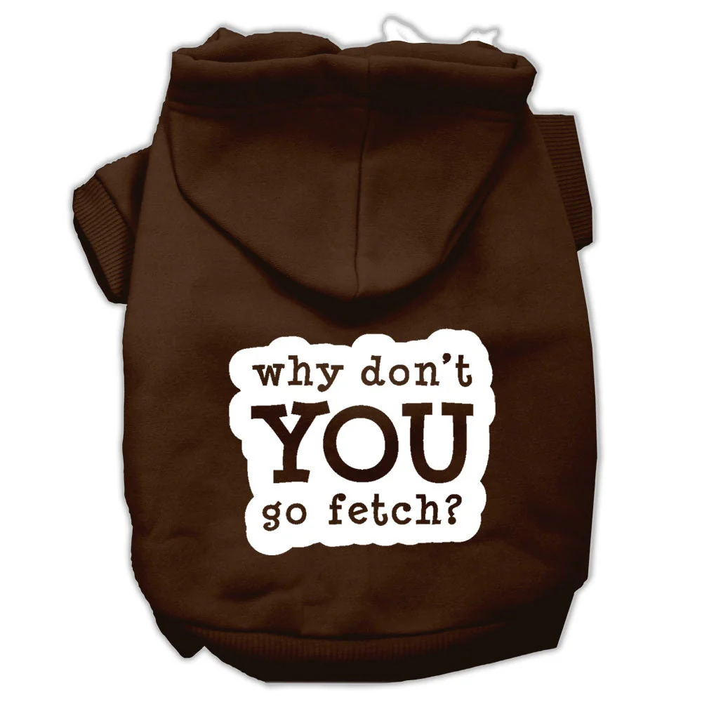 Pet Hoodie Screen Printed, "Fetch" - Image 10
