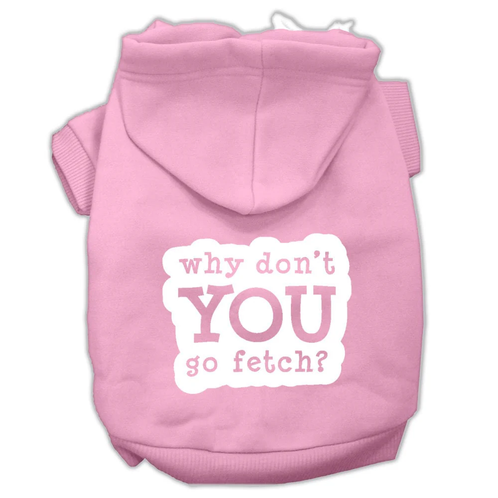 Pet Hoodie Screen Printed, "Fetch" - Image 7