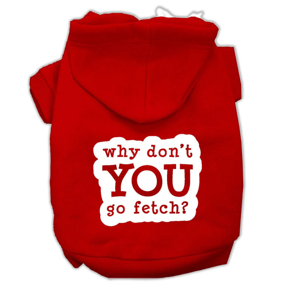 Pet Hoodie Screen Printed, "Fetch" - Image 9