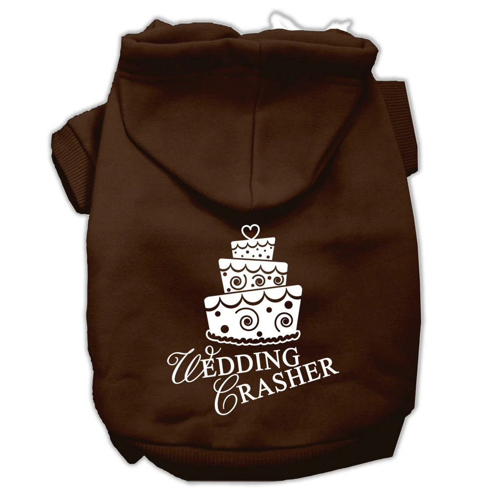 Pet Hoodie Screen Printed, "Wedding Crasher" - Image 10