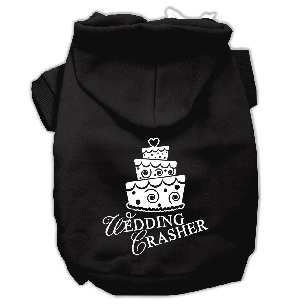 Pet Hoodie Screen Printed, "Wedding Crasher" - Image 5