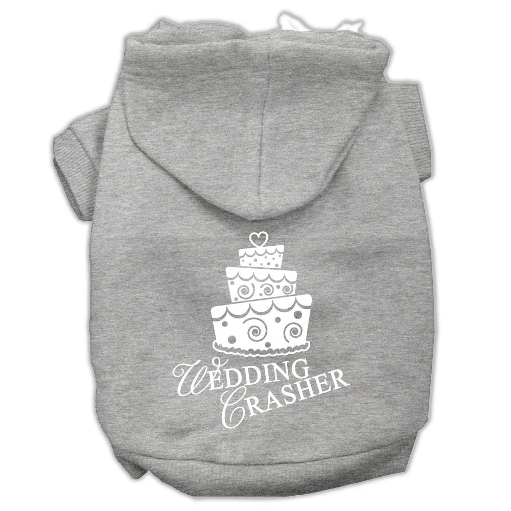 Pet Hoodie Screen Printed, "Wedding Crasher" - Image 6