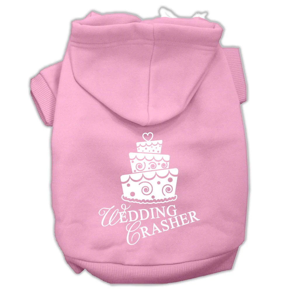 Pet Hoodie Screen Printed, "Wedding Crasher" - Image 7