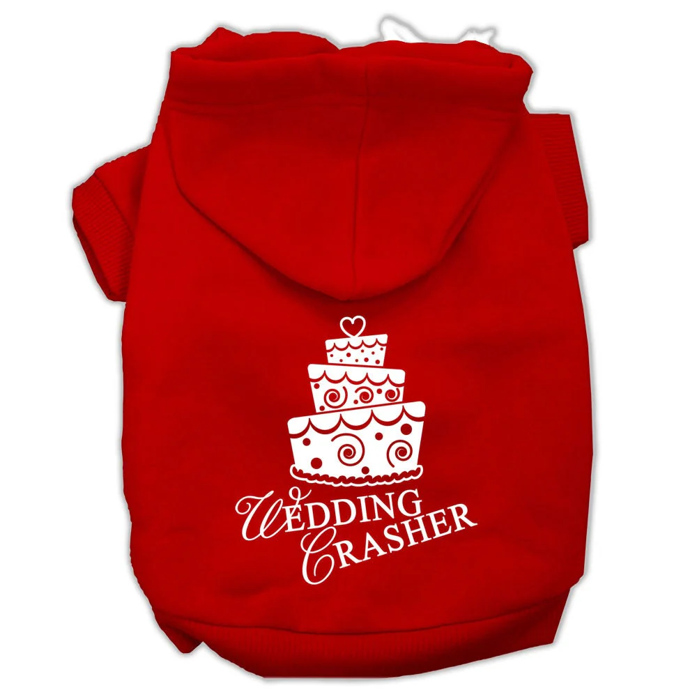Pet Hoodie Screen Printed, "Wedding Crasher" - Image 8