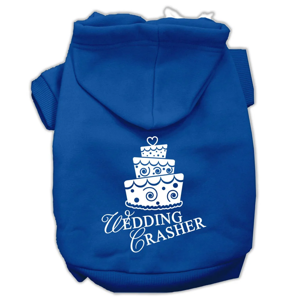 Pet Hoodie Screen Printed, "Wedding Crasher" - Image 9