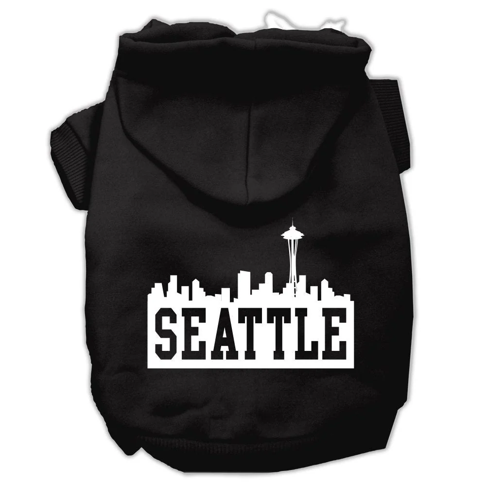 Pet Hoodie "Seattle Skyline" - Image 3
