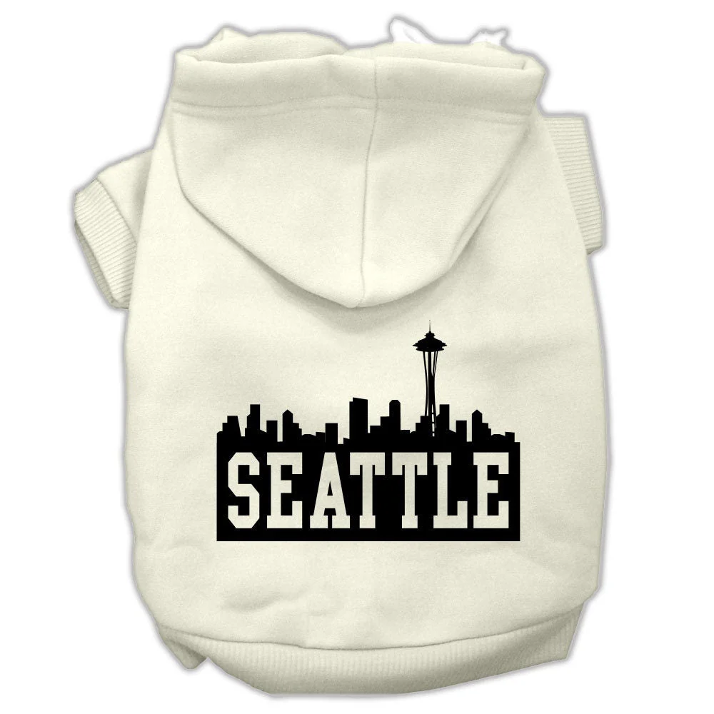 Pet Hoodie "Seattle Skyline" - Image 4