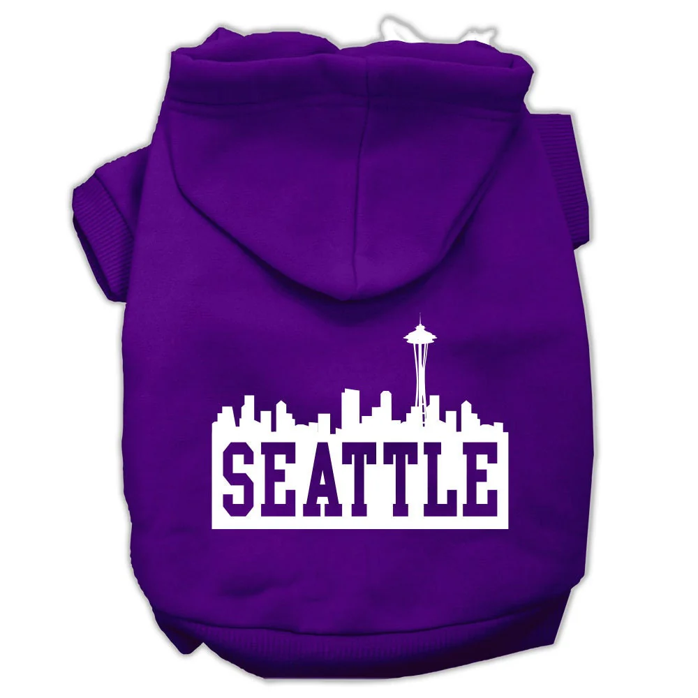Pet Hoodie "Seattle Skyline" - Image 6