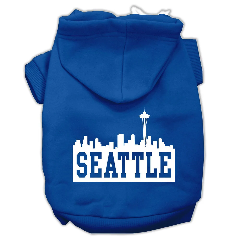 Pet Hoodie "Seattle Skyline" - Image 8
