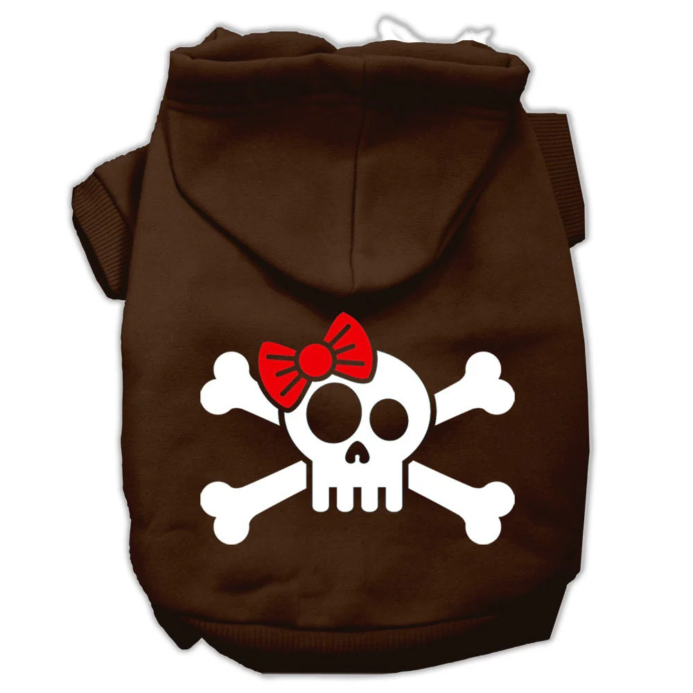 Pet Hoodie "Skull & Crossbone Bow" - Image 10