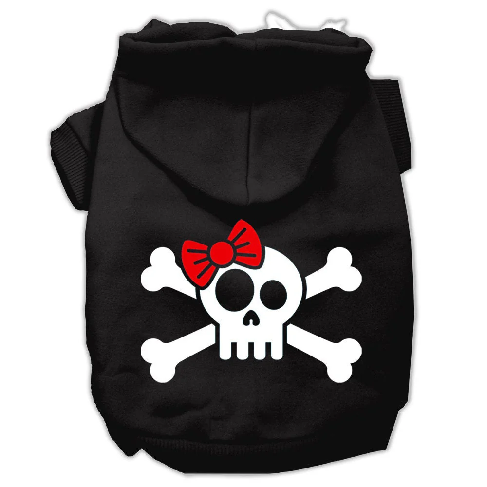 Pet Hoodie "Skull & Crossbone Bow" - Image 3