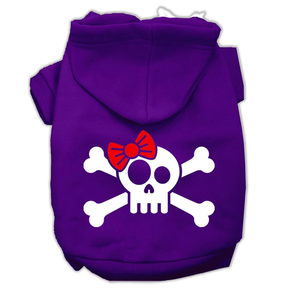 Pet Hoodie "Skull & Crossbone Bow" - Image 8