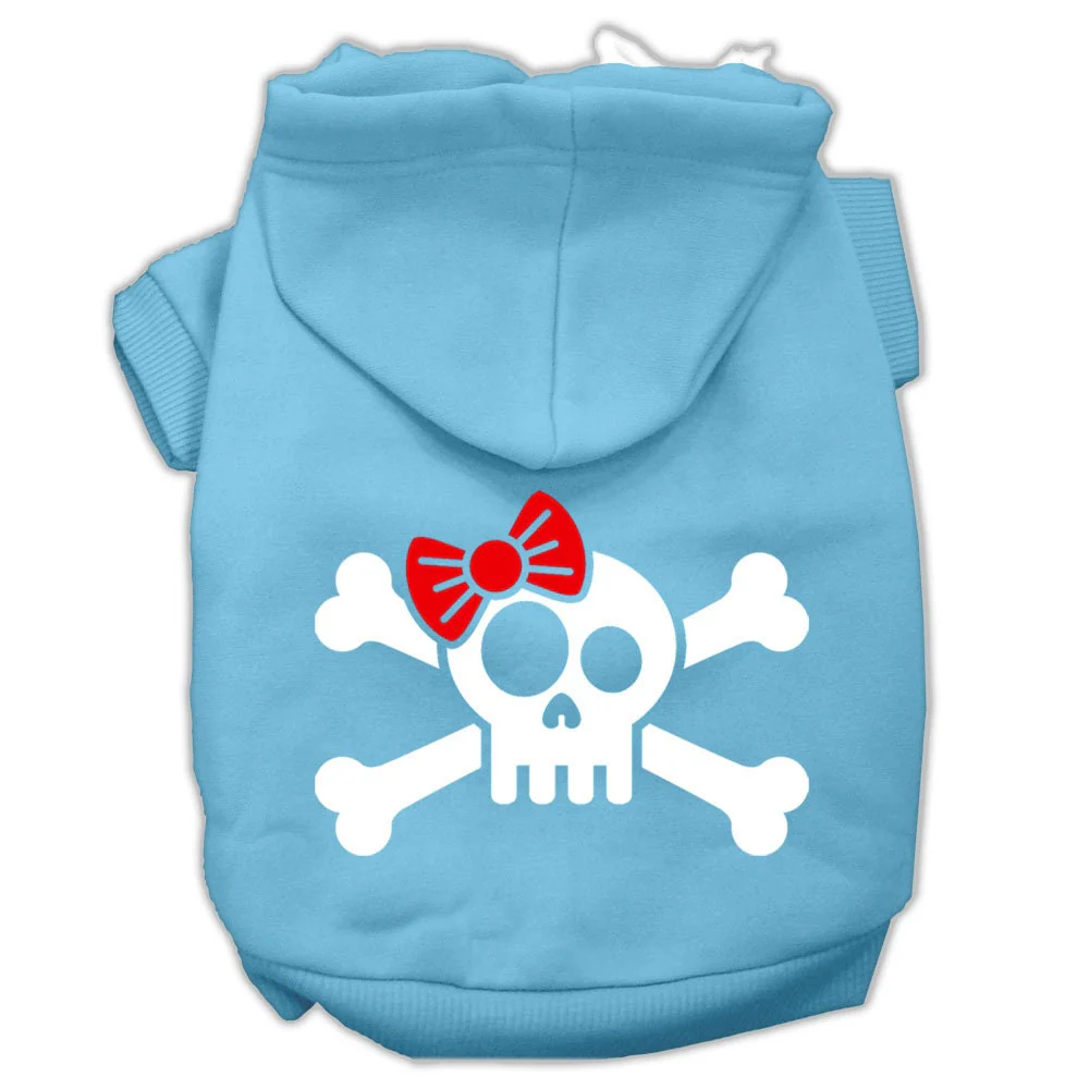Pet Hoodie "Skull & Crossbone Bow" - Image 9