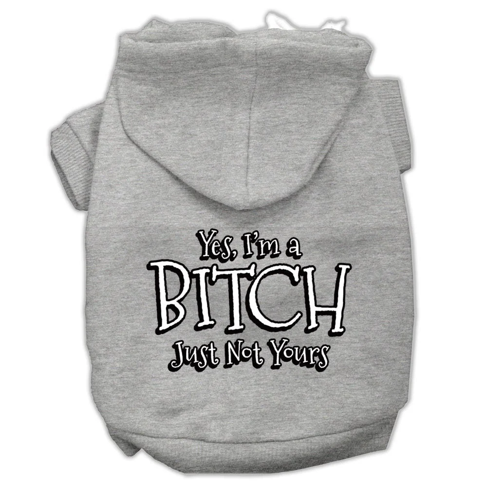 Pet Hoodie "Yes, I'm A Bitch, Just Not Yours" - Image 9