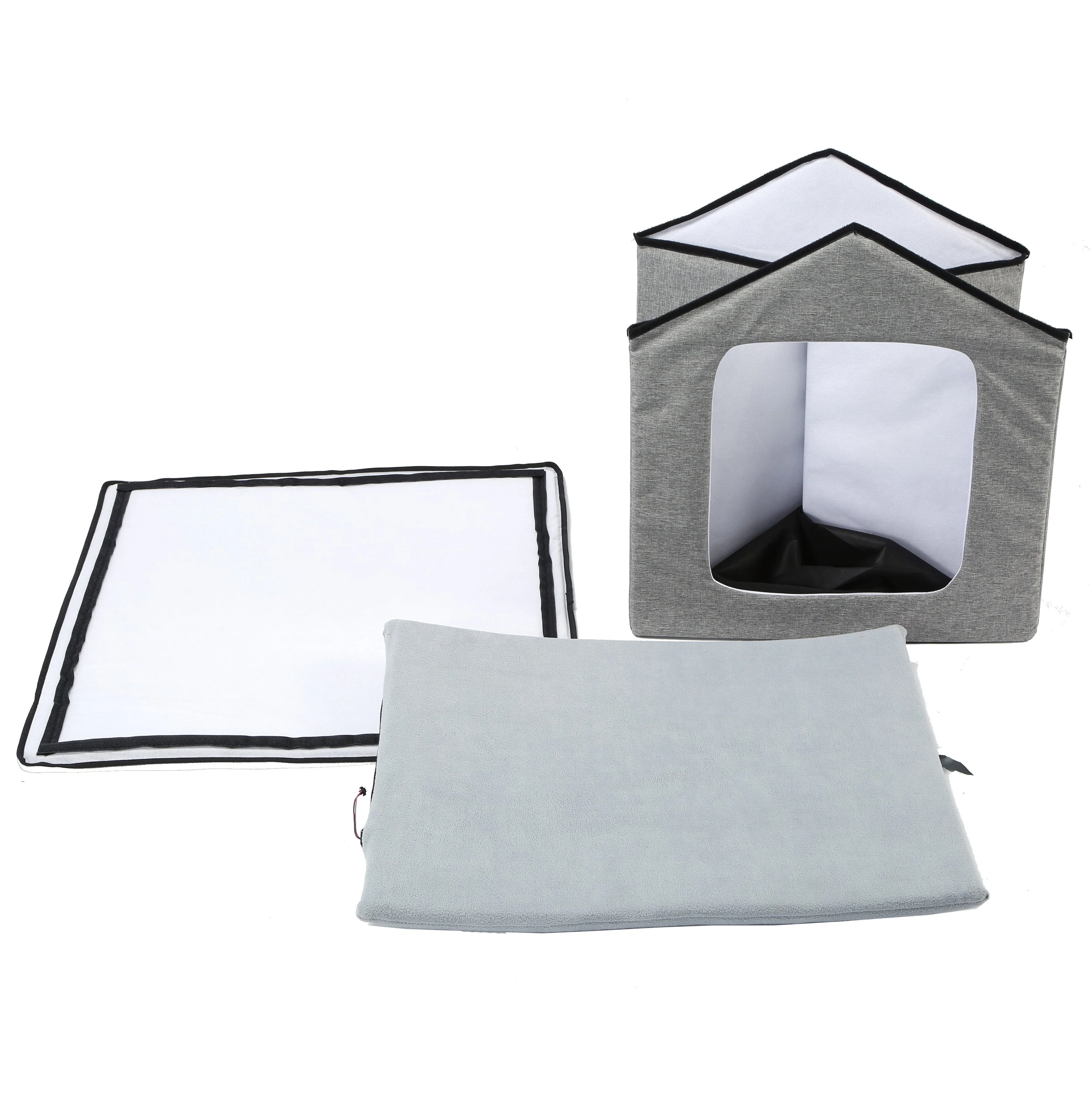 Pet Life 'Hush Puppy' Collapsible Electronic Heating and Cooling Smart Pet House - Image 6