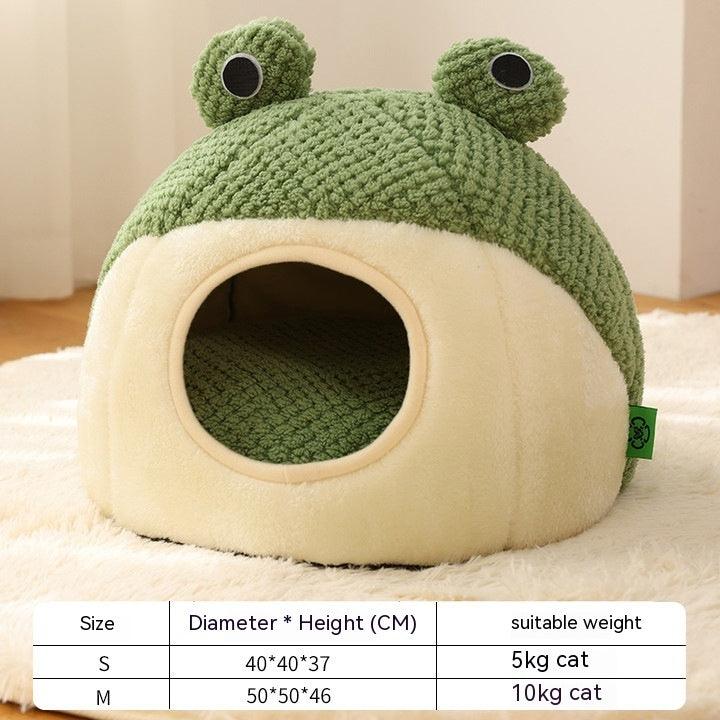 Pet Little Frog Series Warm Plush Nest - Image 5