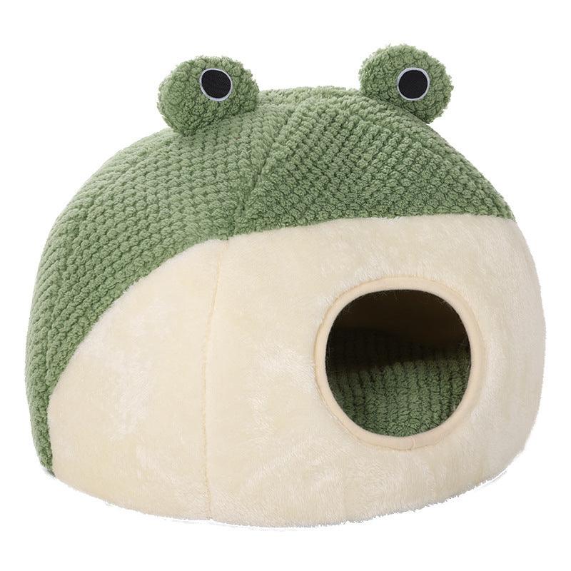 Pet Little Frog Series Warm Plush Nest - Image 6