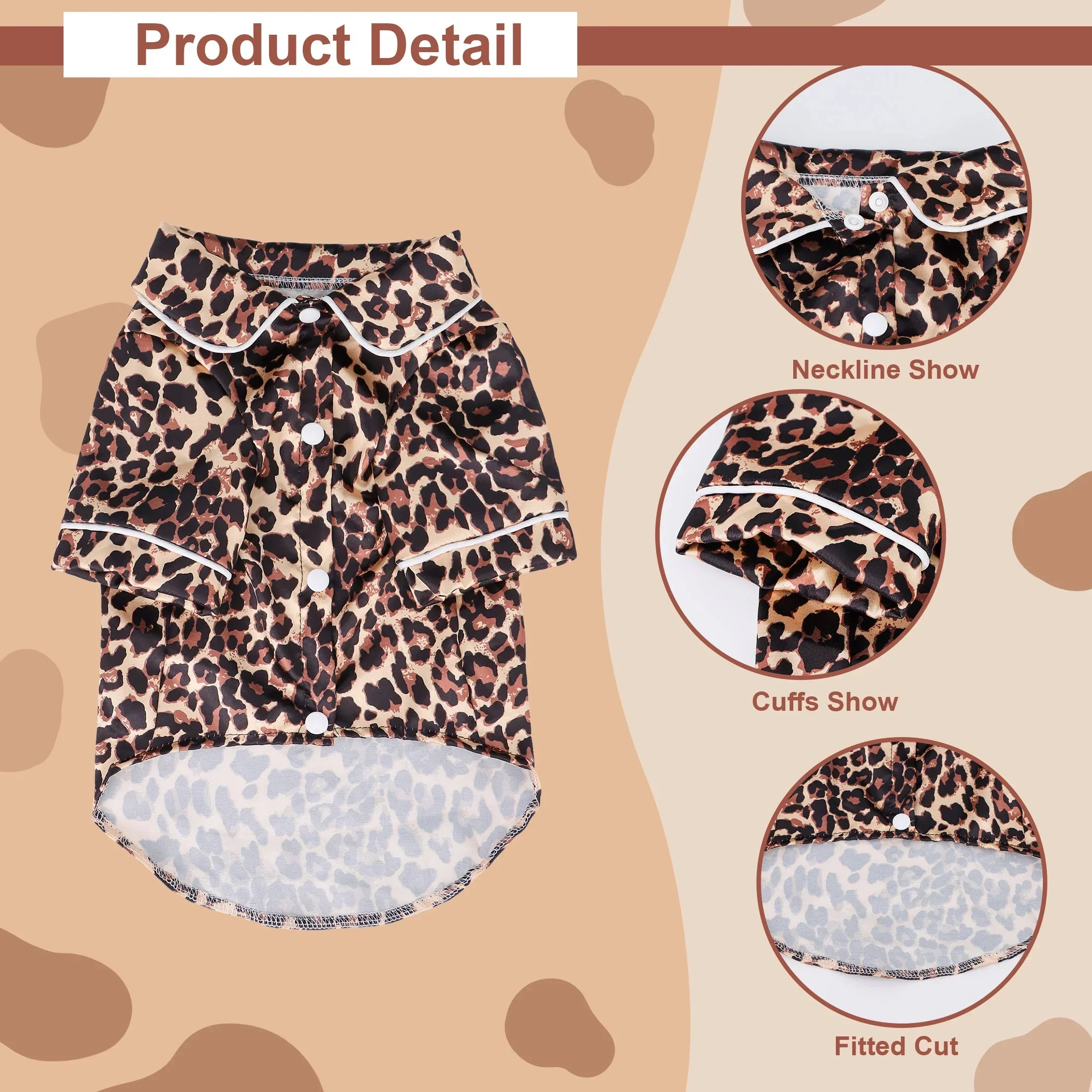 Pet Pajama Set - Cute Animal Print Loungewear - Image 2