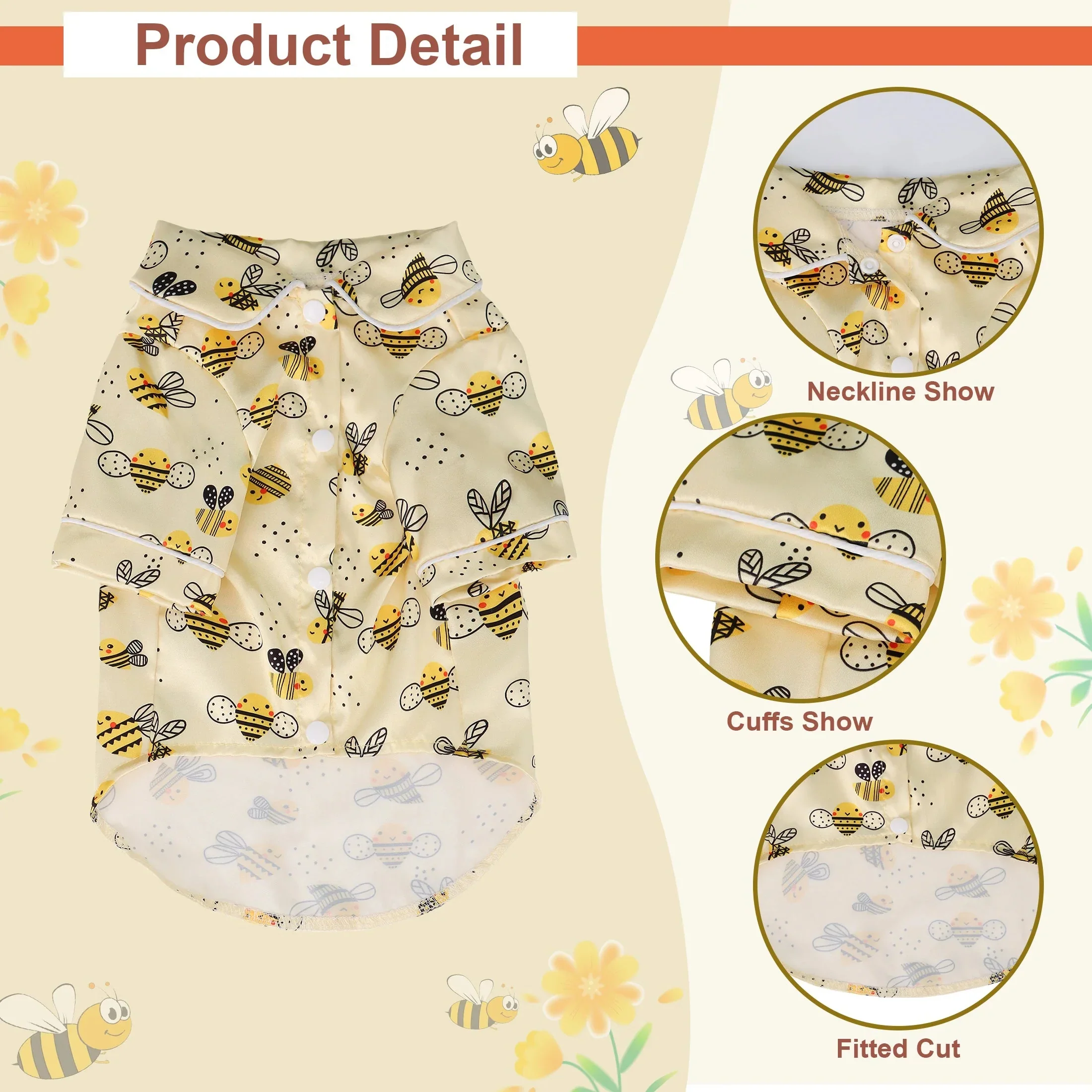 Pet Pajama Set - Cute Animal Print Loungewear - Image 3