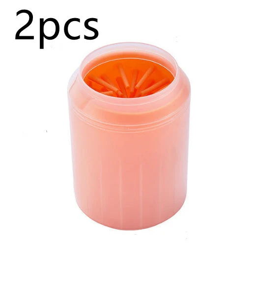 Pet Paw Cleaner Soft Brush Cup - Image 2