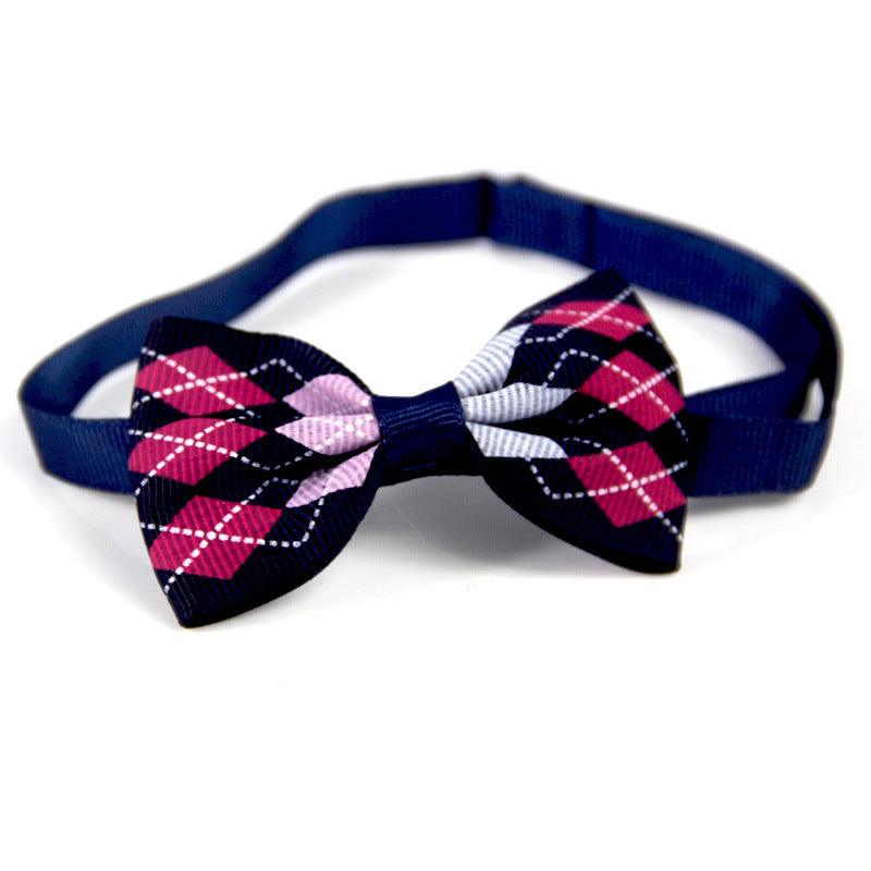 Pet Plaid Bow Tie Collar - Image 17