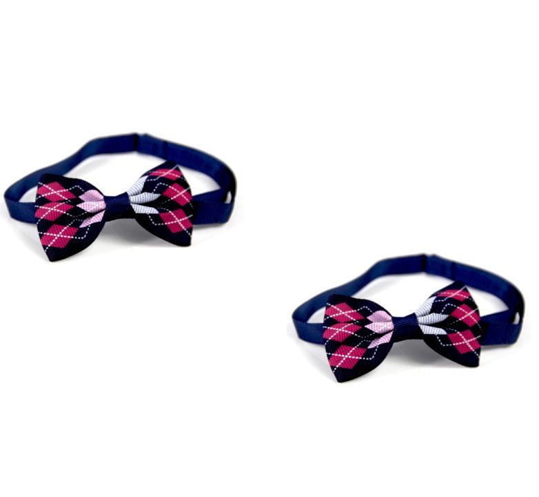 Pet Plaid Bow Tie Collar - Image 18